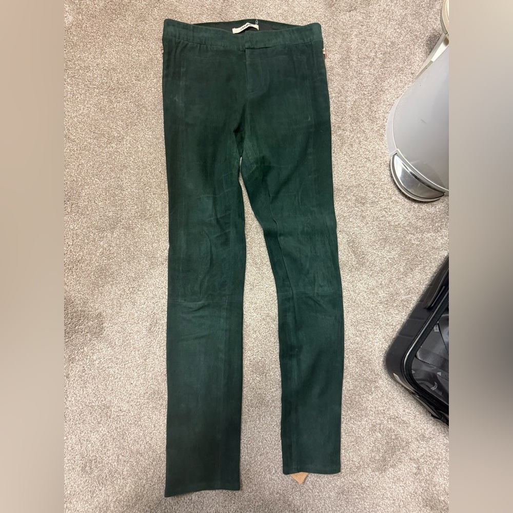 J Brand Dark Green Skinny Jeans
